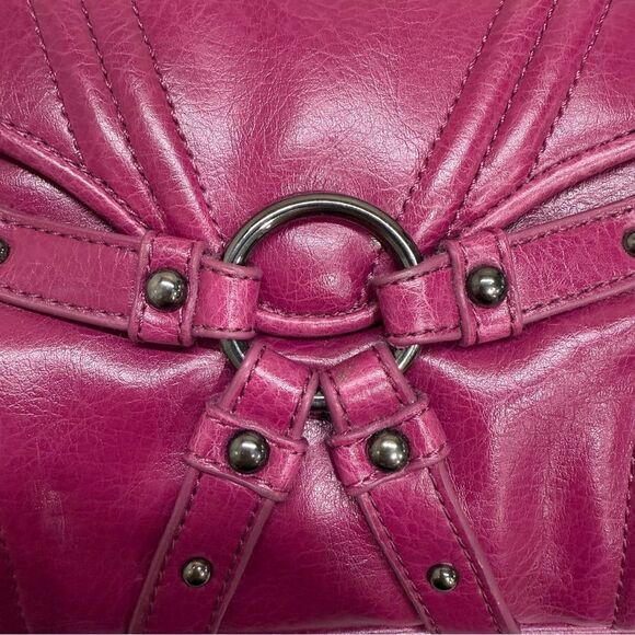 Botkier Elegant magenta studs ring mini bag clutch Handbag - Picture 5 of 16